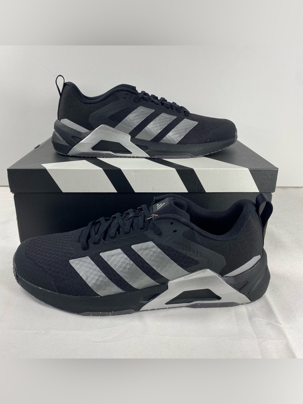 adidas Dropset Control Trainer M JQ1445 Mens 13 Black Iron Metallic NEW